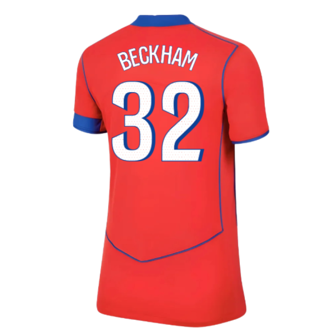 2025-2026 PSG Third Shirt (Womens) (Beckham 32)-Vantage Point Soccer